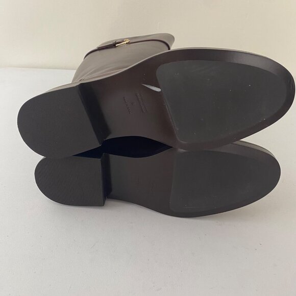 New Reformation x Kacey Musgraves Franklin Knee Riding Boot Ruby - Picture 5 of 15